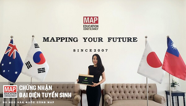 Du học MAP được Seokyeong trao tặng chứng nhận đại diện tuyển sinh ưu tú tại Việt Nam