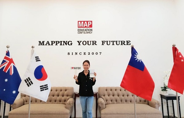 Huỳnh Như cùng MAP nhận visa đến ĐHQG Chungnam