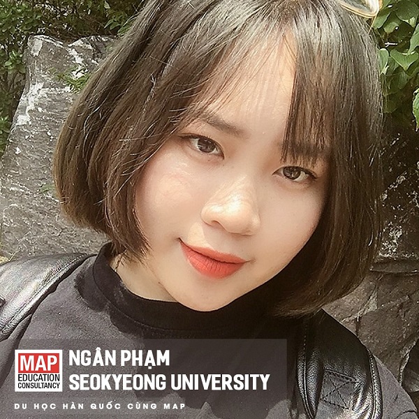 Ngân Phạm là gương mặt sinh viên đầy cá tính và năng động của MAP tại Seokyeong