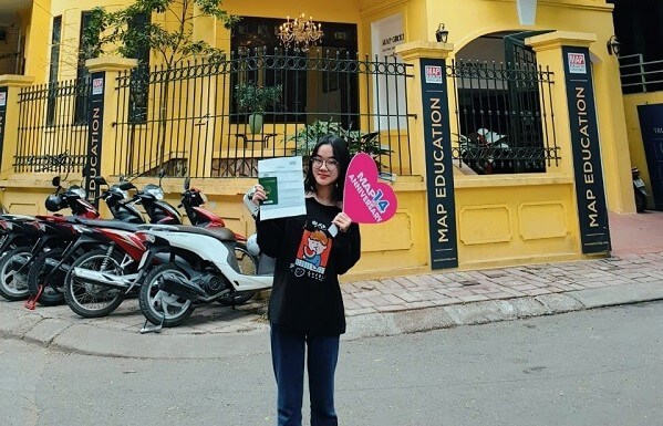 Hương Quỳnh nhận visa đến đh Konkuk cùng MAP
