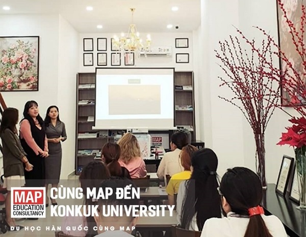 Trường Konkuk đồng hành cùng MAP cập nhật chương trình tuyển sinh