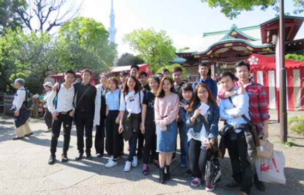 Học viên trường Nhật ngữ Shurin tham gia hoạt động ngoại khóa
