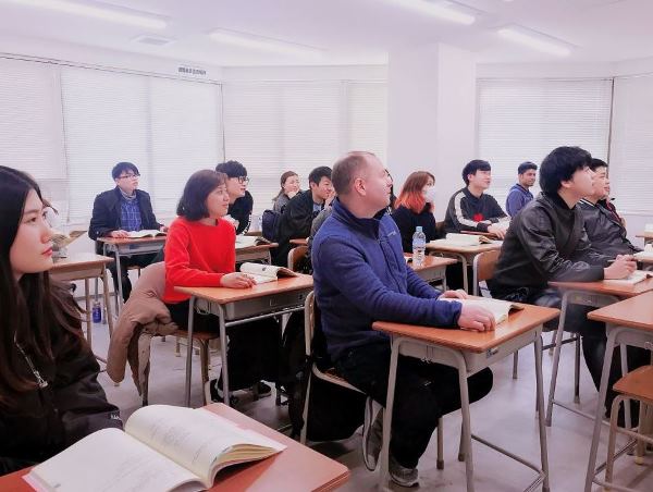 Một giờ học tại Kobe International Japanese Language Academy