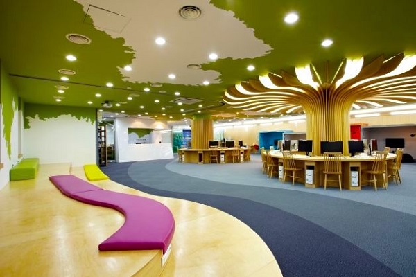 Thư viện Alice Wonderland và khu tự học cho sinh viên Đại học Mokwon