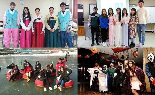 Giao lưu văn hóa các nước tại trường