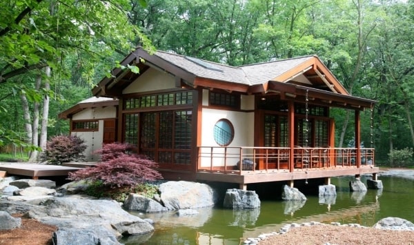 Hòa hợp với thiên nhiên là một trong những phong cách nổi bật khi du học ngành kiến trúc tại Nhật Bản