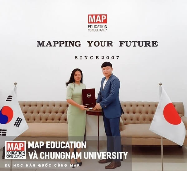 Du học MAP là đại diện tuyển sinh chính thức của ĐHQG Chungnam tại Việt Nam