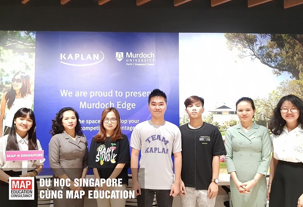 Đại diện MAP đến thăm và gặp gỡ sinh viên ưu tú của học viện Kaplan Singapore