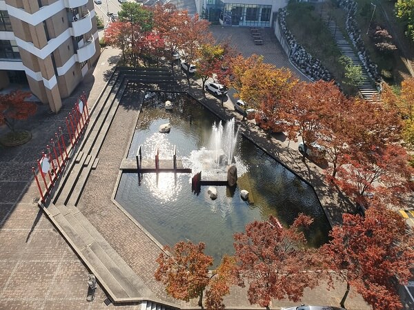 Một góc học xá trường Ansan Hàn Quốc