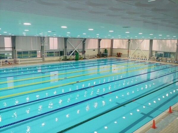 Bể bơi trong nhà Đại học Thể thao Quốc gia Hàn Quốc