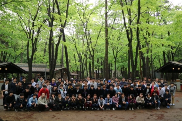 Sinh viên trường tham gia ngoại khóa tại công viên Shimizu