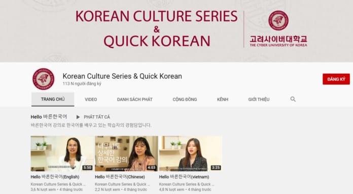 Học miễn phí cùng "Korean Culture Series & Quick Korea" 