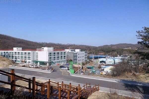 Toàn cảnh khu KTX của trường tại Jeonju