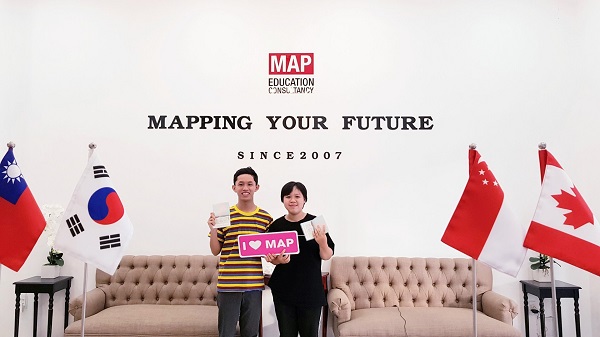 Bạch Phi Hào và Minh Thúy cùng MAP nhận visa đến ĐH Sejong