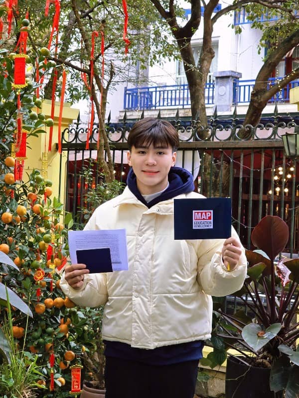 Đặng Tiến Đạt nhận visa đến PKNU