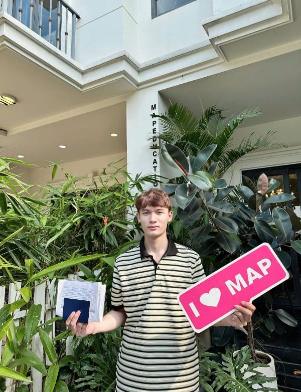 Đào Anh Kiệt - tân sinh viên Đại học Công giáo Korea