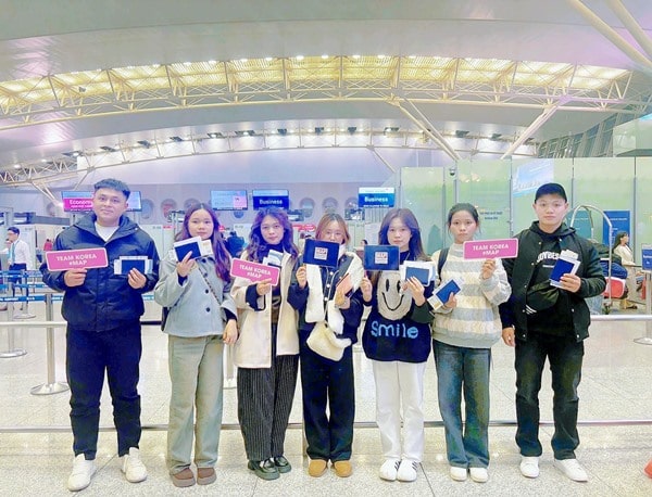 Một trong nhiều đoàn sinh viên MAP Gachon chuẩn bị sang Gachon học tập