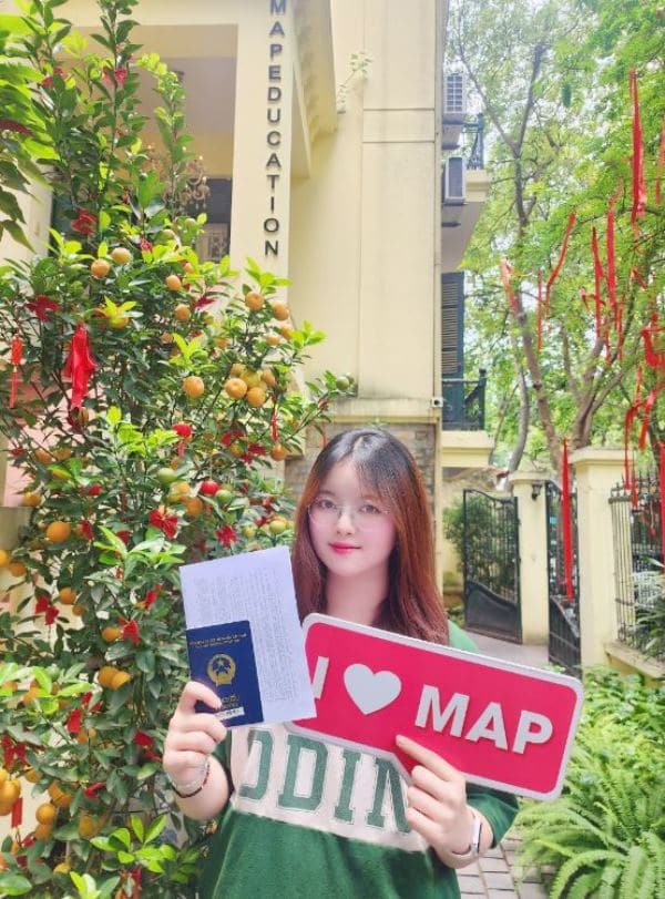 Nguyễn Phùng Tú Anh - Sinh viên ưu tú của MAP nhận visa đến đại học Yonsei