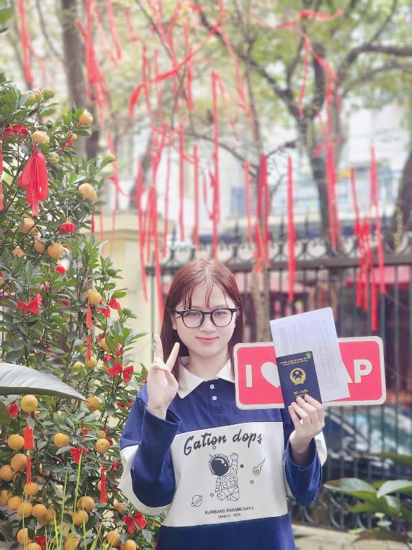 Nguyễn Thị Minh Thư và tấm visa đến đại học Gachon