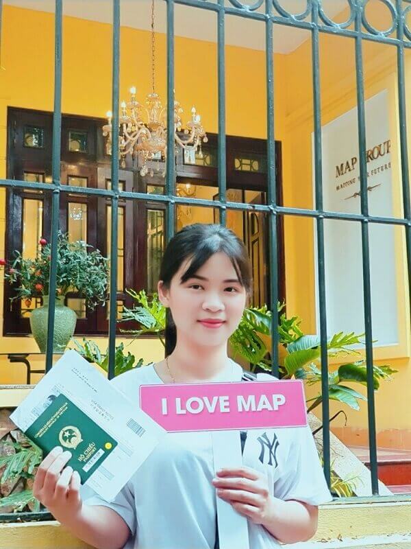Thanh Thúy cùng MAP nhận visa thẳng đến Đh Nữ sinh Seoul