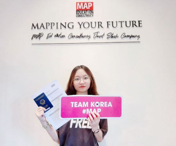 Trần Minh Châu và tấm visa đến trường Daegu