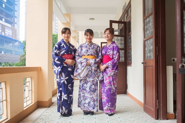 Nữ sinh MAP trong trang phục Kimono truyền thống