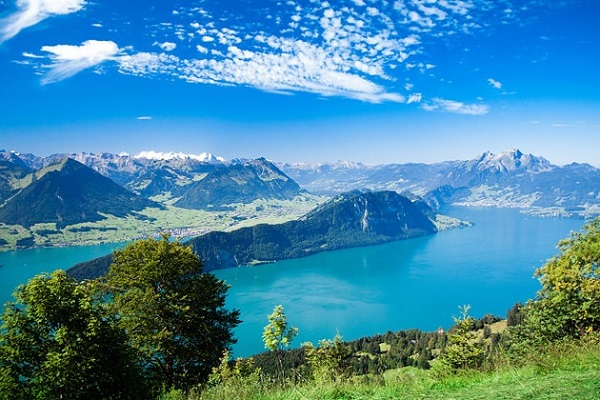 Cảnh đẹp của hồ Lucerne
