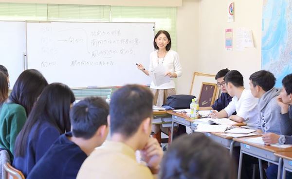 Một lớp học tại Yu Language Academy