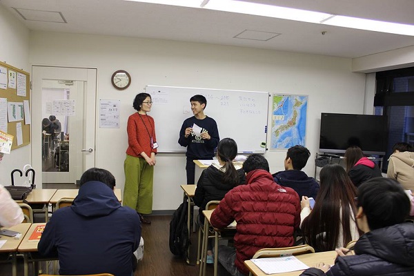 Một lớp học tại Viện nghiên cứu Nhật ngữ Tokyo
