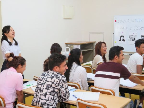 Một lớp học tại Sakura Japanese Language Academy