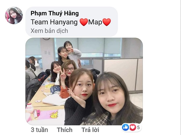Hội sinh viên MAP tại đại học Hanyang
