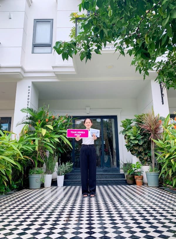 Huỳnh Nguyễn Thảo Ngân đã học tập chăm chỉ và có trong tay tấm visa đến đại học Daegu Haany