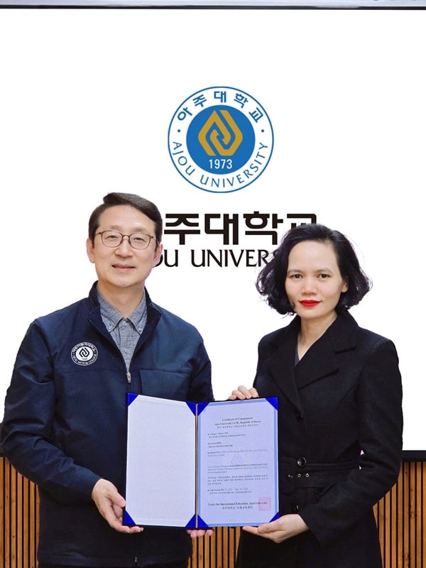 MAP nhận chứng nhận là Đại diện tuyển sinh chiến lược của ĐH Ajou