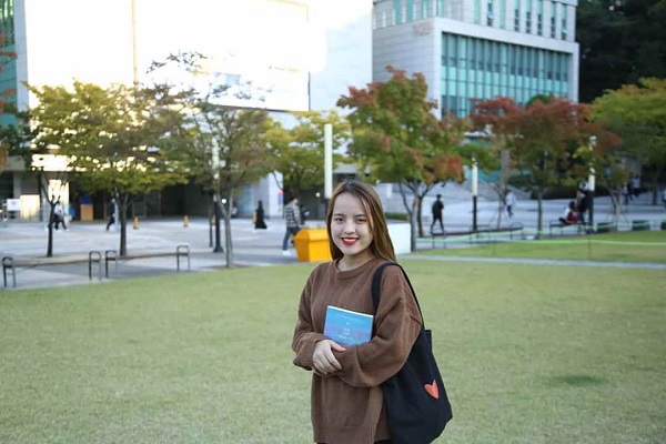 Bạn Thảo Phương, sinh viên MAP tại Đại học Chung-Ang - trường mã code visa thẳng 2020
