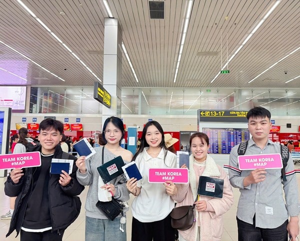 Một trong nhiều đoàn bay sinh viên MAP đến Sunmoon trong năm