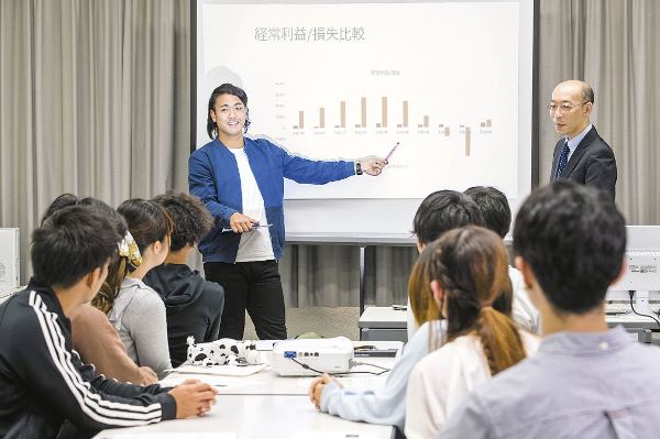 Giờ học của sinh viên ngành Quản trị kinh doanh tại Gifu Kyoritsu University
